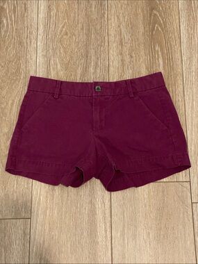 Women’s Cotton Stretch Shorts - Deep Berry
